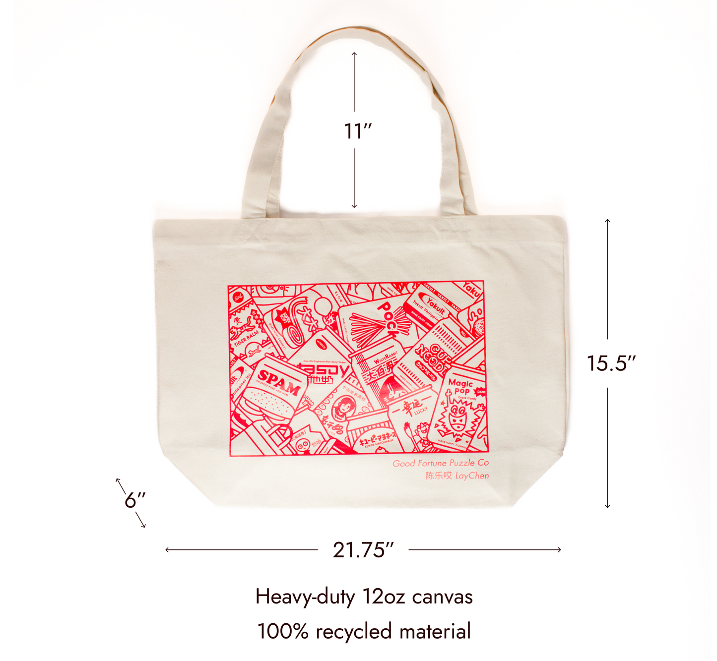 Make Happy Oversized Tote